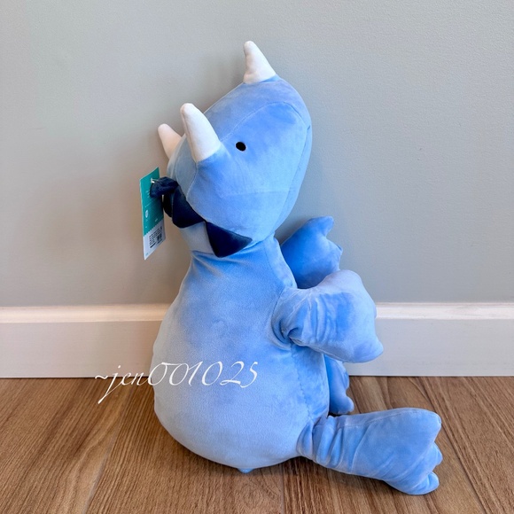 Blue Dinosaur Weighted Plush Throw Pillow - Pillowfort - Picture 7 of 10